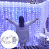 Image of 3m Merry Christmas LED Fairy String Curtain Lights Garland Christmas Decoration for Home Easter Ramadan Decoration New Year 2024 Shopping