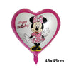 Image of Giant Disney Foil Balloon Mickey Mouse Balloons Minnie Birthday Party Decoration Kids Toy Baby Shower Ball Children Cartoon Gift Shopping