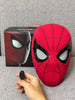 Image of New Spider-man:no Way Home Spider Man Mask Luxury Helmet Rechargeable Remote Eyes Movable Mask Cosplay Decoration Gift Toys Shopping