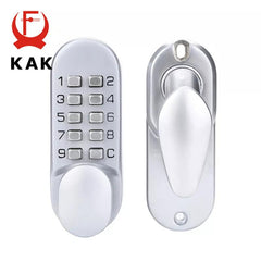 KAK Zinc Alloy Keyless Door Lock Mechanical Combination Lock Safety Code Lock for Doors Handle Door Hardware Lock Furniture - Shopping