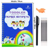 Image of Free Shipping Reusable Montessori Toys  English French Copybooks Pen Children's Writing Sticker Magic Copybook For Calligraphy Shopping