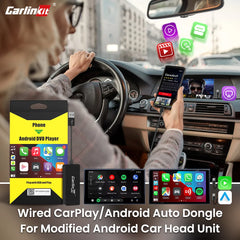 CarlinKit For Apple Carplay Dongle USB Android Auto Mirrorlink For Refit Android System Airplay Navigation Player Smart Link Box Shopping