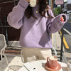 Image of 10 Colors Pink Women Sweater Womens Winter Sweaters Pullover Female Knitting Overszie Long Sleeve Loose Knitted Outerwear White Shopping