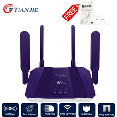 TIANJIE 4g Router Wifi Wi Fi Modem Wi-fi Lte Access Point Mobile CPE Antenna Hotspot Outdoor Bridge With A Sim Card Slot Shopping