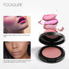 Image of FOCALLURE 16 Color Blush Palette Makeup Nude Matte Blusher Bronzer Powder Palette Shimmer Face Blusher Palette Makeup Cosmetics Shopping