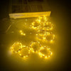 Image of 3m Merry Christmas LED Fairy String Curtain Lights Garland Christmas Decoration for Home Easter Ramadan Decoration New Year 2024 Shopping