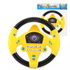 Image of Infant Shining Eletric Simulation Steering Wheel Toy with Light Sound Kids Early Educational Stroller Steering Wheel Vocal Toys Shopping