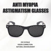 Image of Anti-myopia Astigmatism Glasses With Holes Vision Correction Fatigue Pin Hole Glass Eyesight Improvement Natural Eye Protection Shopping