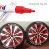 Image of 1X White Waterproof Cars Wheel Tire Oily Mark Pen Auto Rubber Tyre Paint Care Paint Cleaner Care Shampoo Polishes Painting Pens Shopping