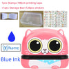 Image of Black/Blue/Red Customized Name Stamp Paints Personal Student Child Baby Engraved Waterproof Non-fading Kindergarten Name Seal Shopping