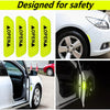 Image of Reflective Car Door Sticker Safety Opening Warning Reflector Tape Decal Auto Car Accessories Exterior Interior Reflector Sticker Shopping