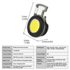 Image of Portable COB Keychain Flashlight LED Mini Work Lights Floodlight Type C Rechargeable Bottle Opener Outdoor Camping Light Shopping