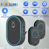 Image of Intelligent Wireless Doorbell Home Welcome Doorbell Waterproof 300m Remote Smart Door Bell Chime EU UK US Plug Optional Shopping