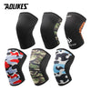 Image of AOLIKES 1 Pair 7mm Neoprene Sports Kneepads Compression Weightlifting Pressured Crossfit Training Knee Pads Support Women Men Shopping