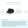 Image of US To EU Plug Adapter USA To Europrean Adapter Power Converter Travel Adapter US To EU Converter Electrical Socket AC Outlet Shopping