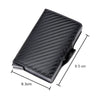 Image of Top Quality Rfid Wallet Men Money Bag Mini Purse Male Aluminium Card Wallet Small Clutch Leather Wallet Thin Purse Carteras 2022 Shopping