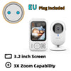 Image of 3.2 inch Wireless Video Color Baby Monitor High Resolution Baby Nanny Security Camera  Night Vision Temperature Monitoring Shopping