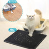 Image of Cat Litter Mat With Gift Double Layer Waterproof Pet Litter Box Mat Non-slip Sand Cat Pad Washable Bed Mat Clean Pad Products Shopping