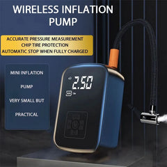 1PC Car Mounted Wireless Digital Display Inflation Pump Portable Wireless Air PumpTire Inflator for Electric Cars