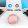 Image of Rechargeable Bluetooth5.1 Wireless Mouse with 2.4GHz USB 1600DPI Mouse for Computer Laptop Tablet PC Macbook Gaming Mouse Gamer Shopping