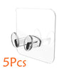 Image of 5/10/20 Pcs Wall Storage Hook Punch-free Power Plug Socket Holder Kitchen Stealth Hook Wall Adhesive Hanger Bathroom Shopping