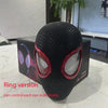 Image of Mascara Spiderman Headgear Cosplay Moving Eyes Electronic Mask Spider Man 1:1 Remote Control Elastic Toys for Adults Kids Gift Shopping