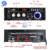 Image of 600W Bluetooth Amplifier 300W+300W 2CH HIFI Audio Stereo Power AMP USB FM Radio Car Home Theater with Remote Control Shopping