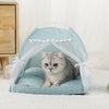 Image of Pet Tent Bed Cats House Supplies Products Accessories Warm Cushions Furniture Sofa Basket Beds Winter Clamshell Kitten Tents Cat Shopping