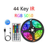 Image of LED Strip Lights RGB APP Control Color Changing Lights with 24 Keys Remote Mode for Room Decoration Bluetooth TV SMD5050 RGB Shopping