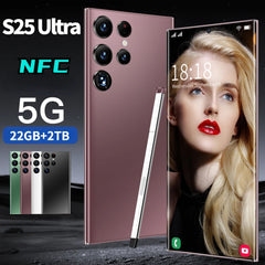 NEW 2024 S25 Ultra Mobile Phones 7.3 HD Screen SmartPhone Original 22GB+2TB 4G 5G Dual Sim Celulares Android Unlocked 7000mAh Shopping111