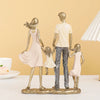 Image of Weekend Family Statue Handmade Household Love Sculpture Home Mother Decor Father Ornament Childhood Memory Craft Gift for Kids Shopping