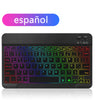 Image of EMTRA Backlit Backlight Bluetooth Keyboard Mouse For IOS Android Windows For iPad Portuguese keyboard Spanish keyboard and Mouse Shopping