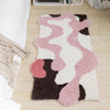 Image of Tufting Long Bedside Rug Soft Plushy Clouds Mat Carpet Bathroom Floor Pad Bedroom Doormat Aesthetic Home Room Winter Warm Decor Shopping