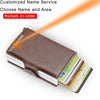 Image of Top Quality Rfid Wallet Men Money Bag Mini Purse Male Aluminium Card Wallet Small Clutch Leather Wallet Thin Purse Carteras 2022 Shopping