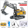 Image of Children 2.4G Remote Control Excavator RC Model Car Toys Dump Truck Bulldozer Engineering Vehicle Christmas Birthday Gifts Shopping