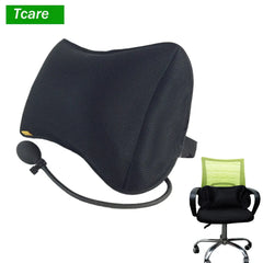 Tcare Portable Inflatable Lumbar Support Massage Pillows - Orthopedic Design for Back Pain Relief - Lumbar Support Pillow Unisex Shopping