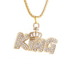 Image of Men and Women Fashion Ice Out Zircon Legend No. 10 Jersey Pendant Necklace Hip-Hop Punk Jewelry Shopping111