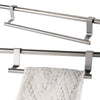 Image of Towel Rack Over Door Towel Bar Hanging Holder Stainless Steel Bathroom Kitchen Cabinet Towel Rag Rack - Shopping