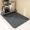 Image of Super Antiskid Large Kitchen Absorbent Draining Mat Super Absorbent Draining Coffee Dish Drying Mat Quick Dry Bathroom Drain Pad Shopping