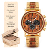 Image of BOBO BIRD Wooden Watch Men erkek kol saati Luxury Stylish Wood Timepieces Chronograph Military Quartz Watches Custom Wood Gift Shopping