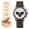 Image of BOBO BIRD Wooden Watch Men erkek kol saati Luxury Stylish Wood Timepieces Chronograph Military Quartz Watches Custom Wood Gift Shopping