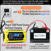 Image of Car Battery Charger 6A 12V Car and Motorcycle Battery Charging Device Lead-acid Battery Smart Repair LCD Display Shopping