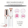 Image of Portable Lipstick Shaped Electric Hair Remover For Women Painless And Effective Facial Hair Removal Home Razor Shaver Tool Shopping