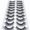 Image of Lashes 5/10 Pairs 3D Faux Mink Eyelashes Fluffy Soft Natural Long False Eyelashes Eyelashes Reusable Eyelashes free shipping Shopping