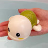 Image of Baby Bath Toys Bathing Cute Swimming Turtle Whale Pool Beach Classic Chain Clockwork Water Toy For Kids Water Playing Toys Shopping