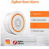 Image of Coolcam Tuya Zigbee Smart Siren Alarm For Home Security with Strobe Alerts Support USB Cable Power UP Works With TUYA Smart Hub Shopping