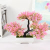 Image of Artificial Plants Bonsai Small Tree Pot Fake Plant Flowers Potted Ornaments For Home Room Table Decoration Hotel Garden Decor Shopping