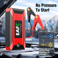 EAFC 12V  Car Jump Starter Power Bank Portable Car Battery Booster ChargerStarting Device Auto Emergency Start-up Lighting