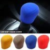 Image of Car Silicone Gear Shift Knob Cover Gear Shift Non-Slip Grip Handle Protective Covers Manual 5 6-speed Car Interior Accessories Shopping