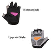 Image of Men Cycling Bicycle Gloves Half Finger Gym Gloves Women Mitten Breathable Anti-slip Glove Fitness Sport Training Gloves Shopping